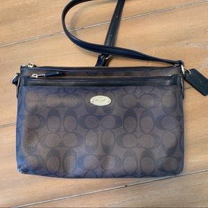 Coach Leather Cross Body Bag